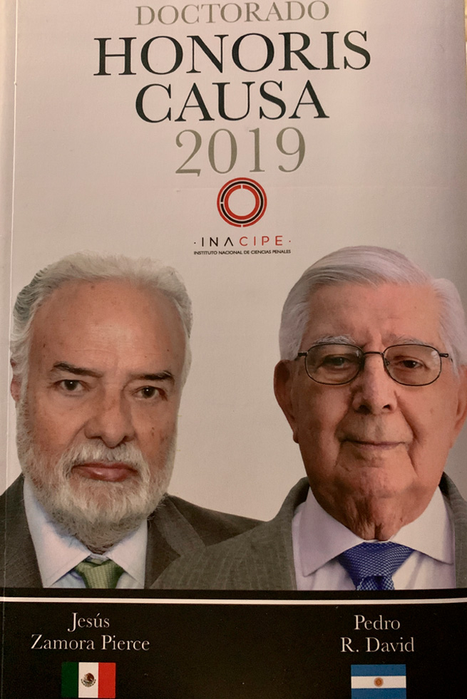 Doctorado Honoris Causa 2019, INACIPE