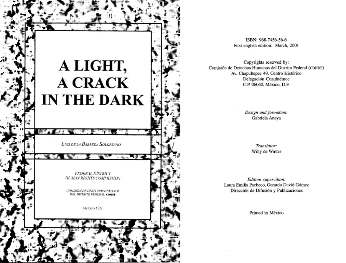 A Light, a Crack in the Dark CDHDF